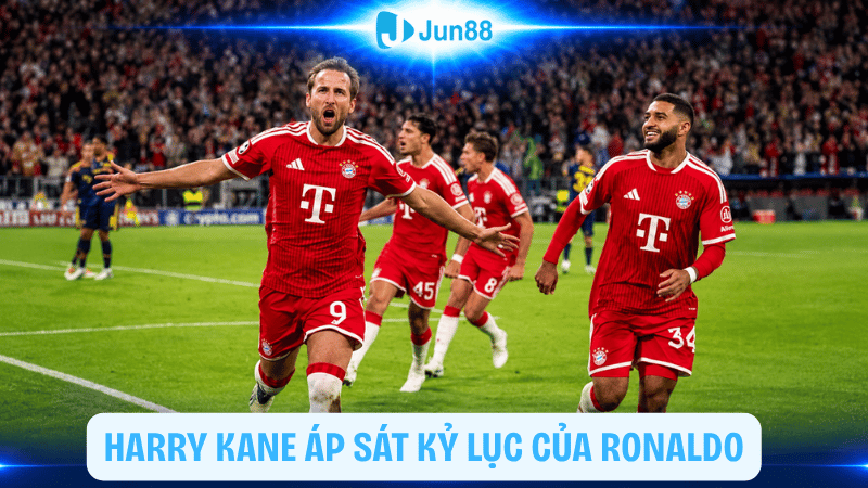 Harry Kane áp sát kỷ lục của Ronaldo